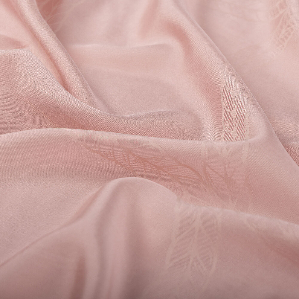 Pudra Mira Geometri Desenli Jakarlı Pamuk İpek Şal - 3