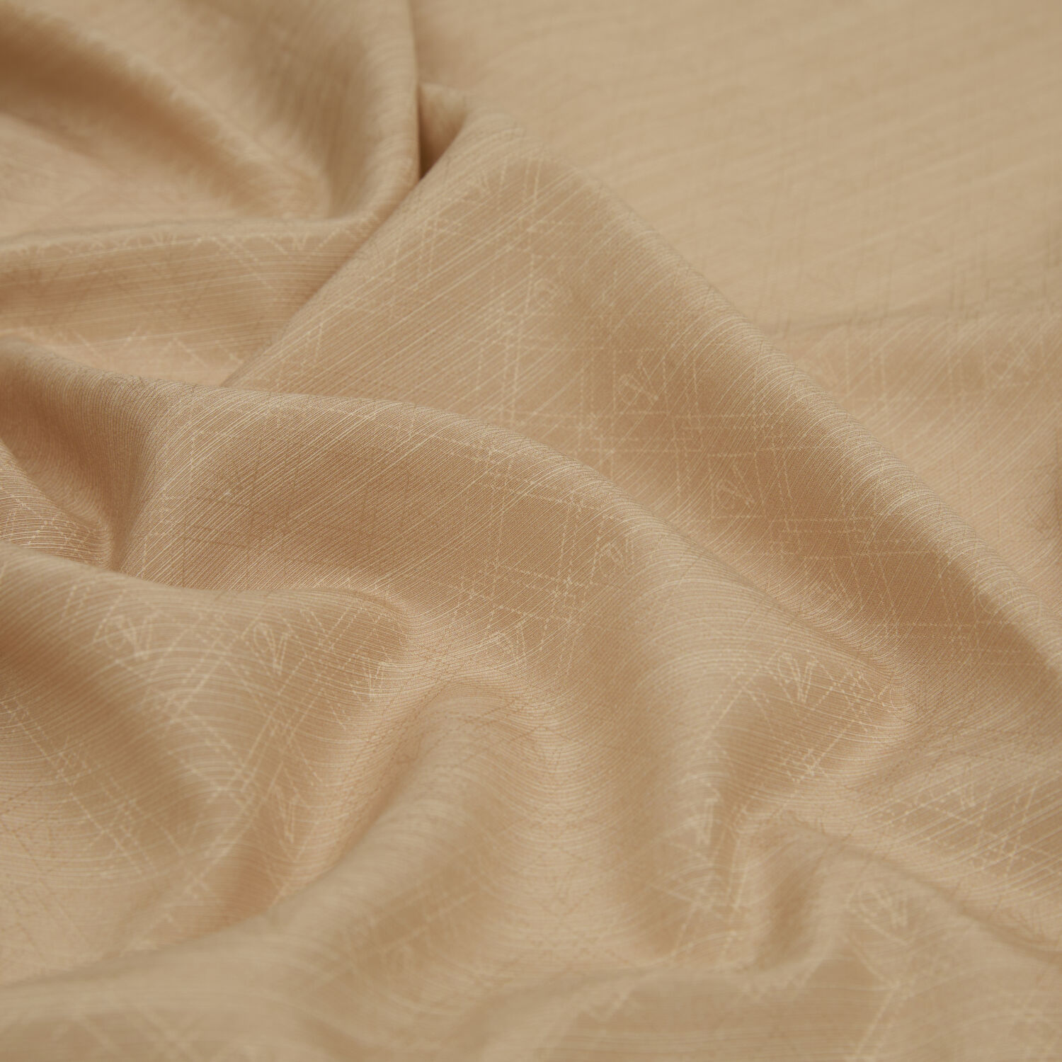 Sciarpa in cotone e seta jacquard con motivo monogramma Honey Bubble V - 2