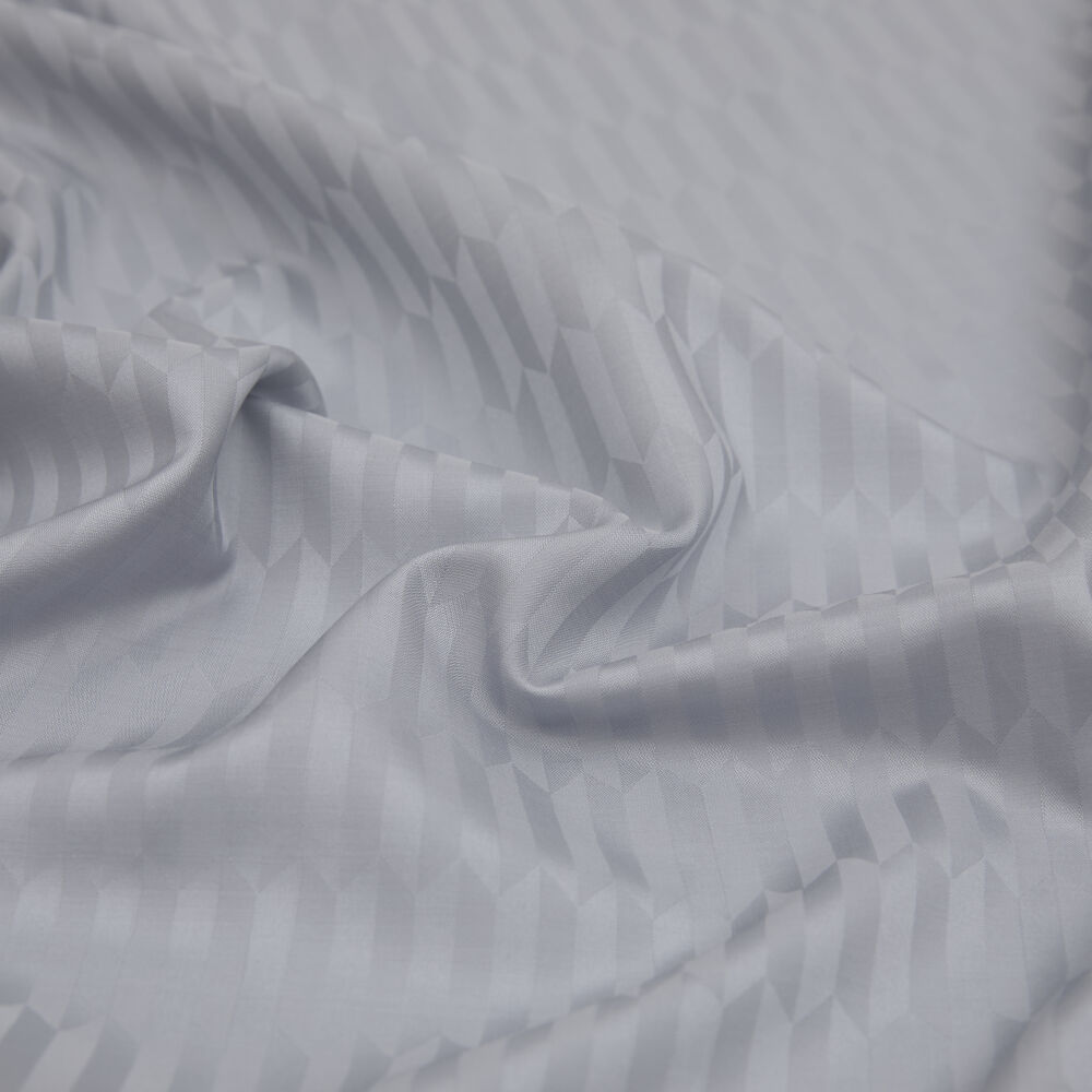 Sciarpa in lana e seta jacquard con motivo a goccia d'argento - Vismara