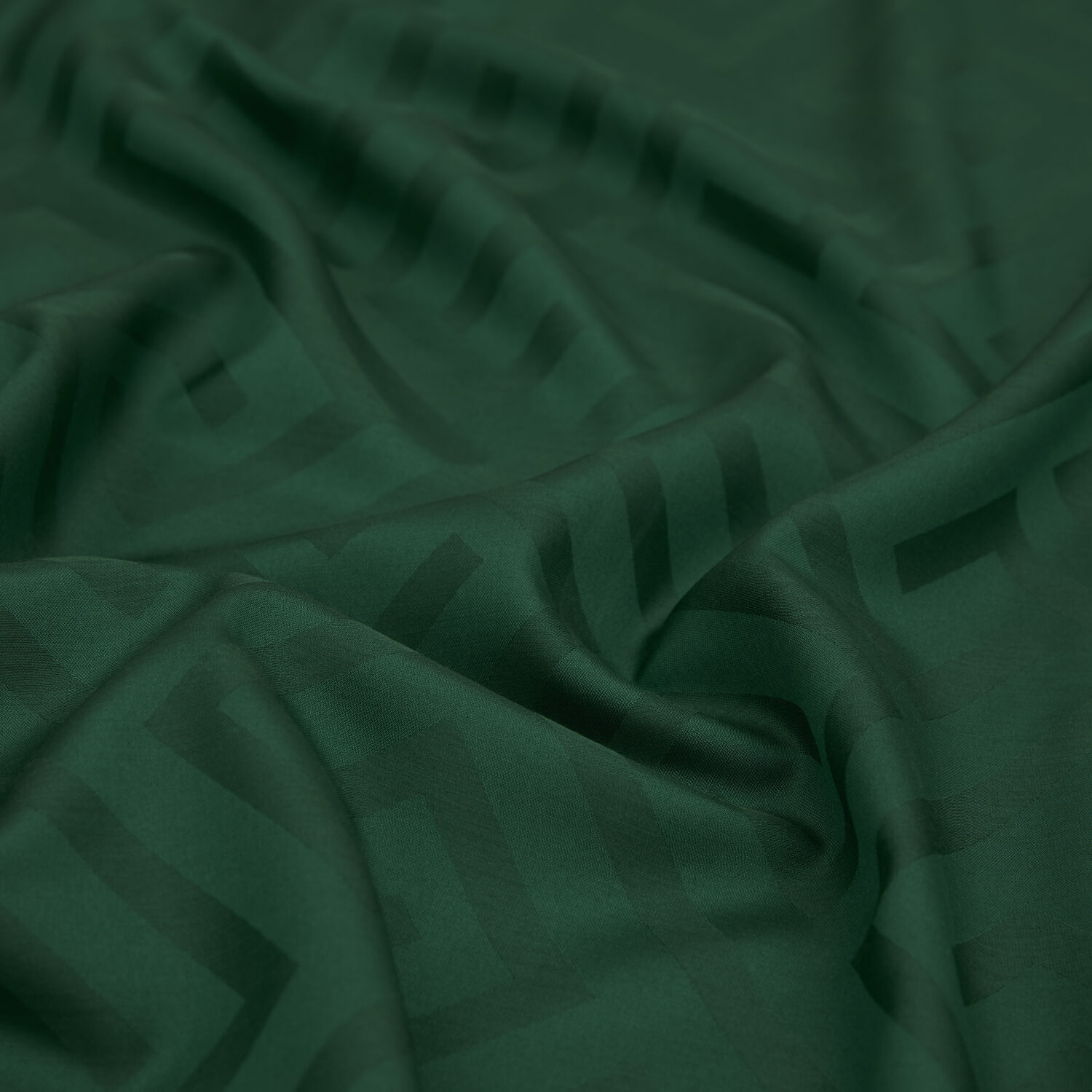 Sciarpa in lana e seta jacquard con motivo G verde smeraldo - 3