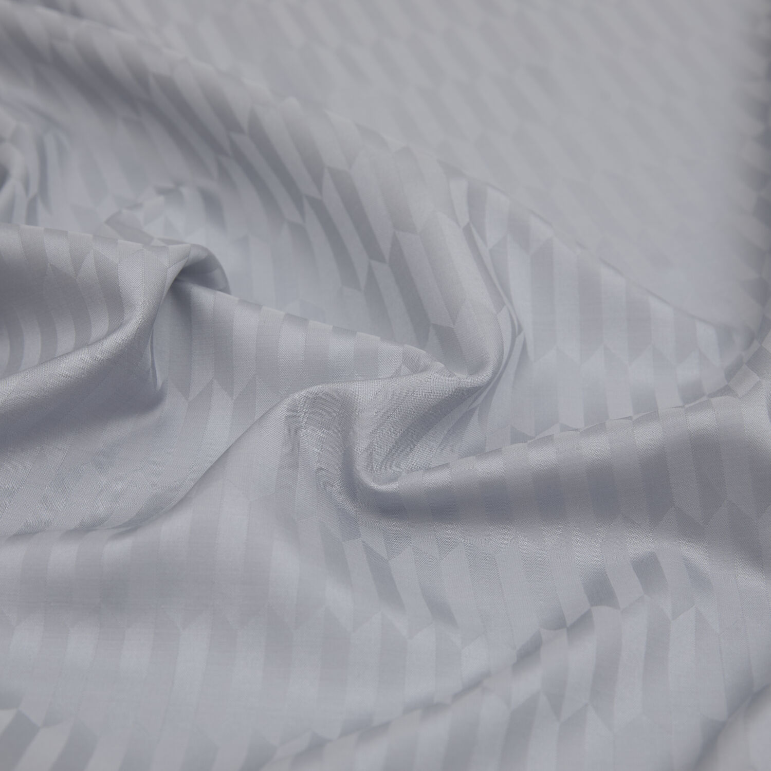 Silver Drop Pattern Jacquard Wool Silk Scarf - 3