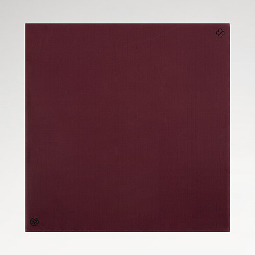 Yeşil - Bordo Çift Taraflı Twill İpek Eşarp - Vismara